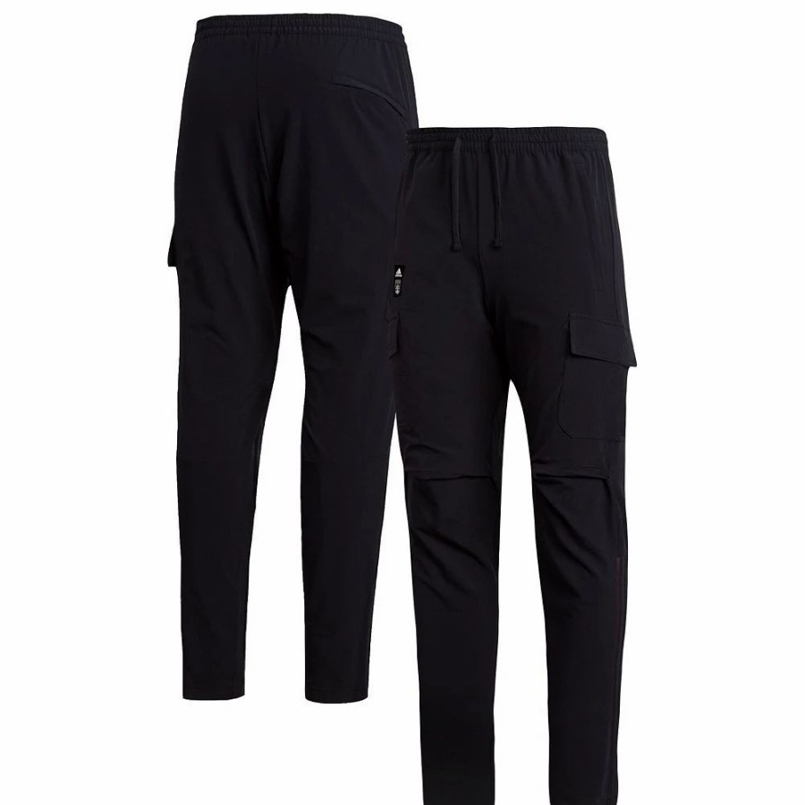 Wholesale * Men'S Adidas Black Austin Fc Travel Pants