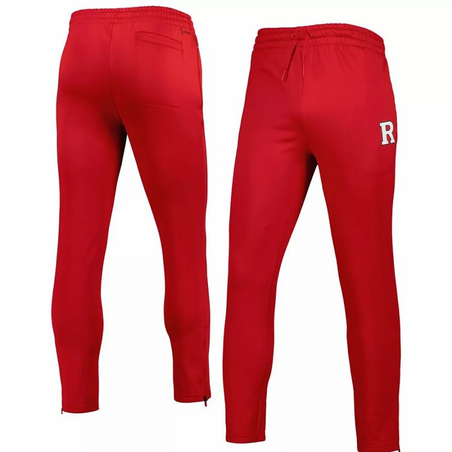 Wholesale * Men'S Adidas Scarlet Rutgers Scarlet Knights Aeroready Tapered Pants