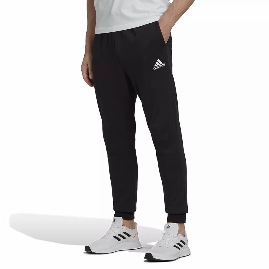 New * Men'S Adidas Essentials Tapered Fleece Pants