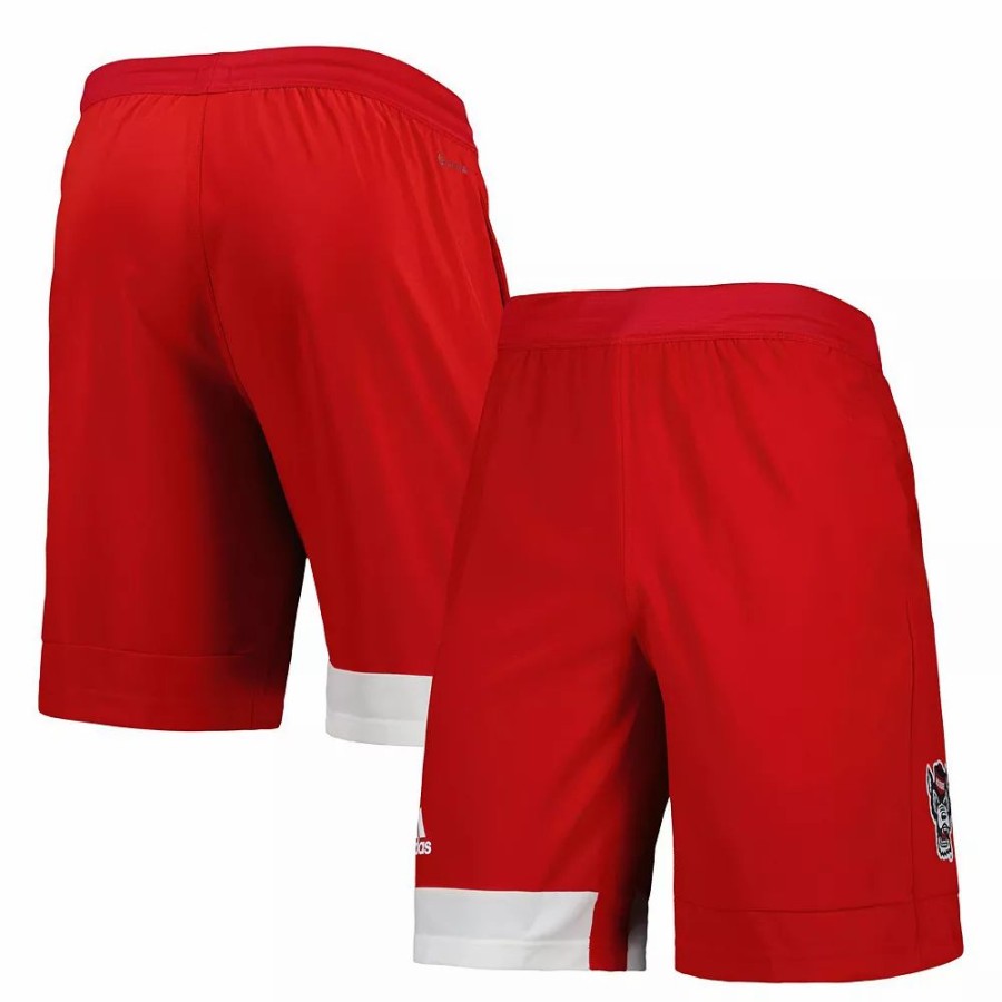 Online * Men'S Adidas Red Nc State Wolfpack Training Shorts