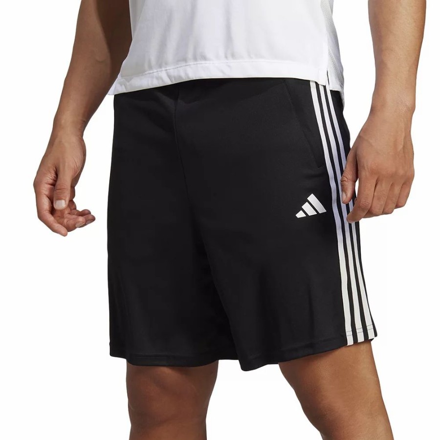 New * Men'S Adidas Train Essentials Pique 3-Stripes Training Shorts