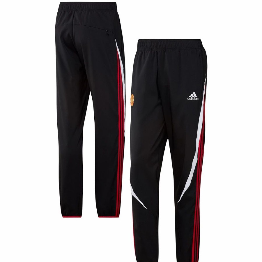 Clearance * Men'S Adidas Black Manchester United Teamgeist Woven Pants