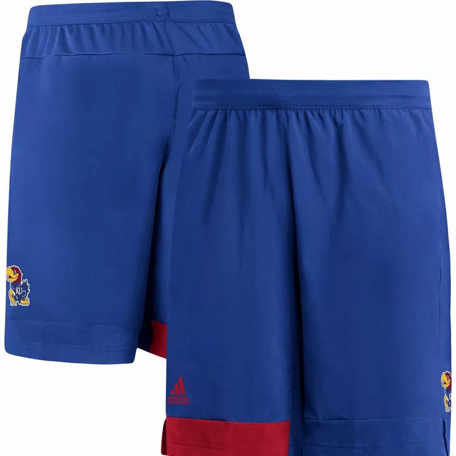 Hot * Men'S Adidas Royal Kansas Jayhawks Training Shorts