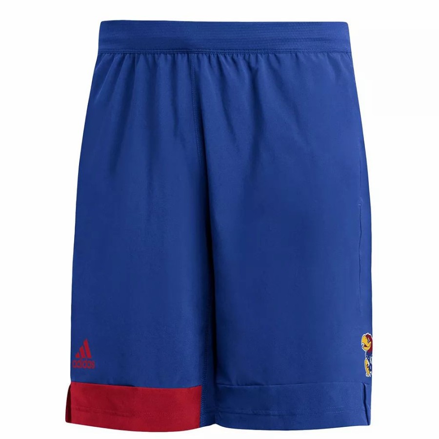 Hot * Men'S Adidas Royal Kansas Jayhawks Training Shorts