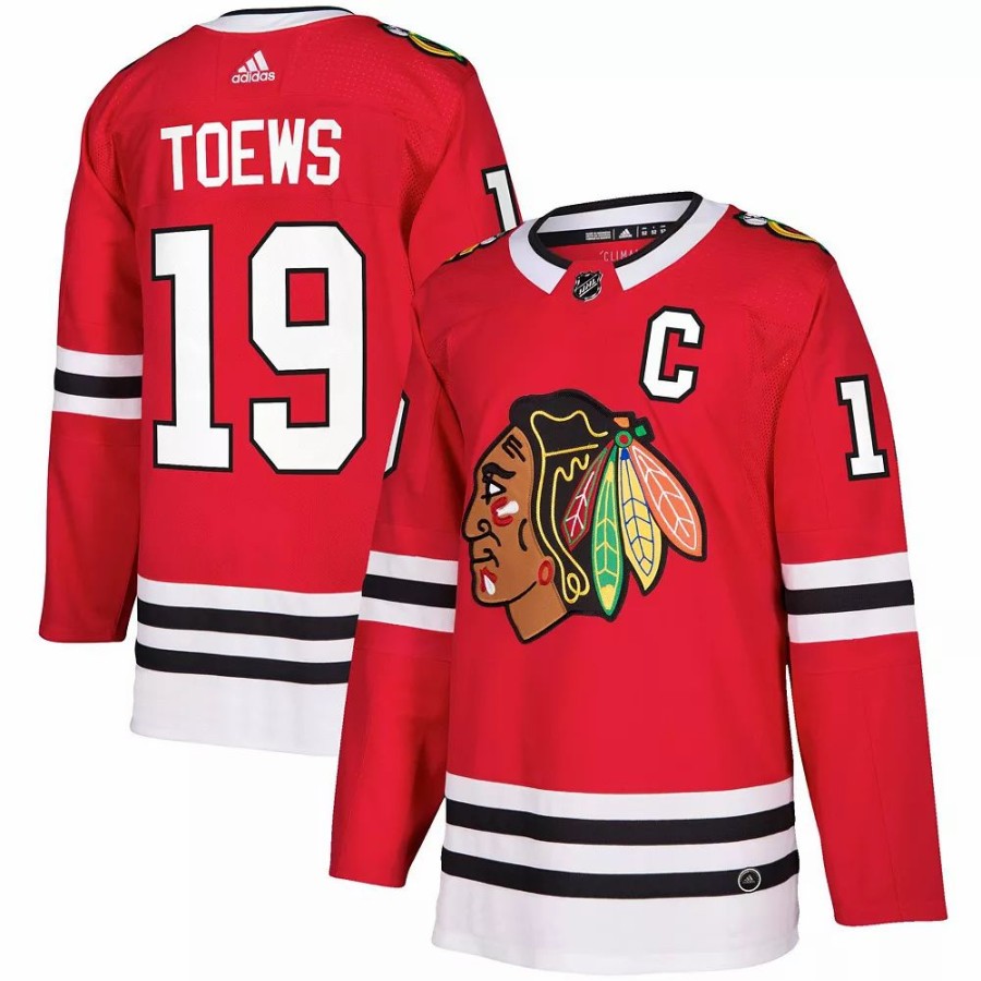 Best * Men'S Adidas Jonathan Toews Red Chicago Blackhawks Authentic Player Jersey