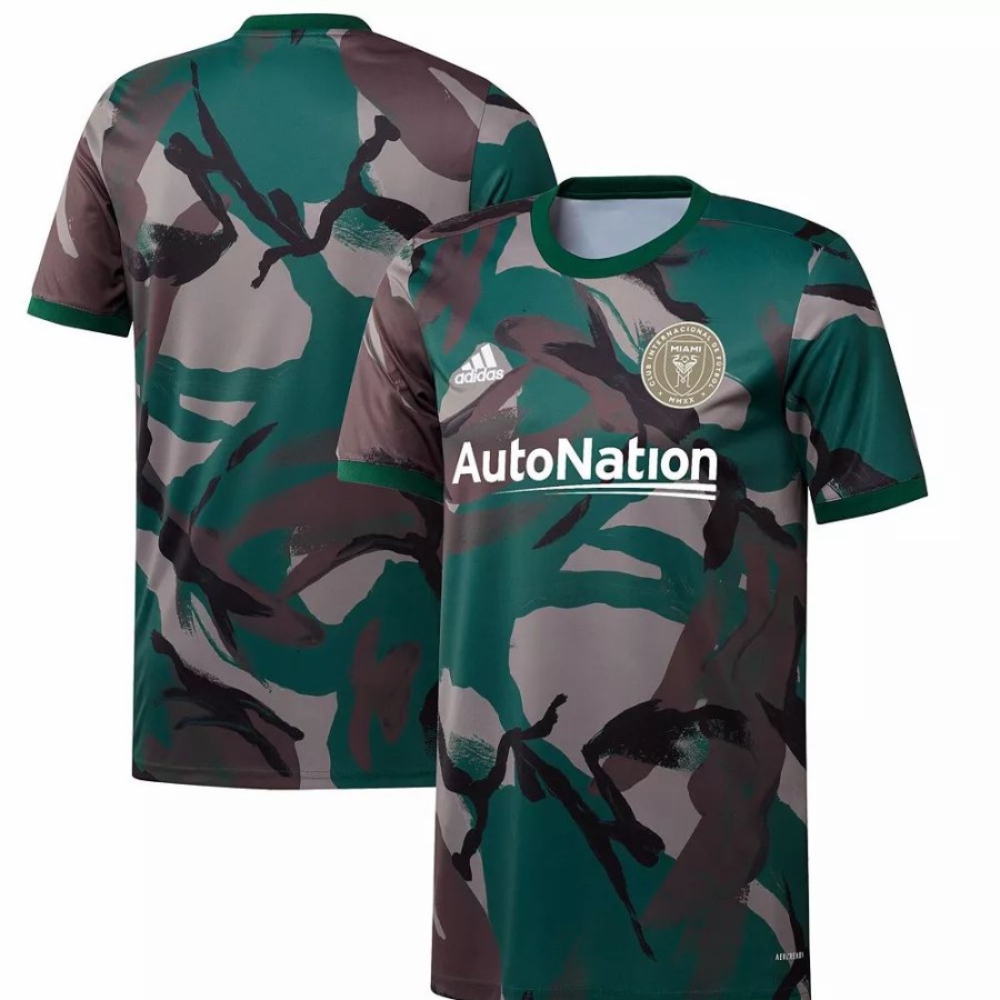 Wholesale * Men'S Adidas Camo Inter Miami Cf 2021 Pre-Match Top