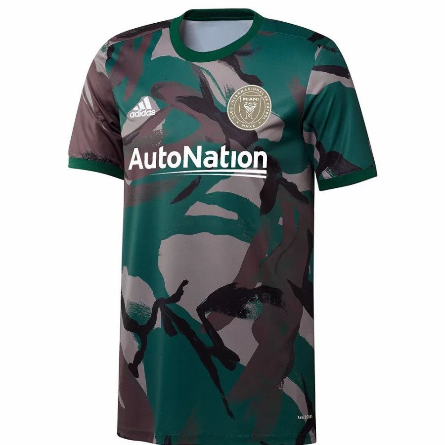 Wholesale * Men'S Adidas Camo Inter Miami Cf 2021 Pre-Match Top