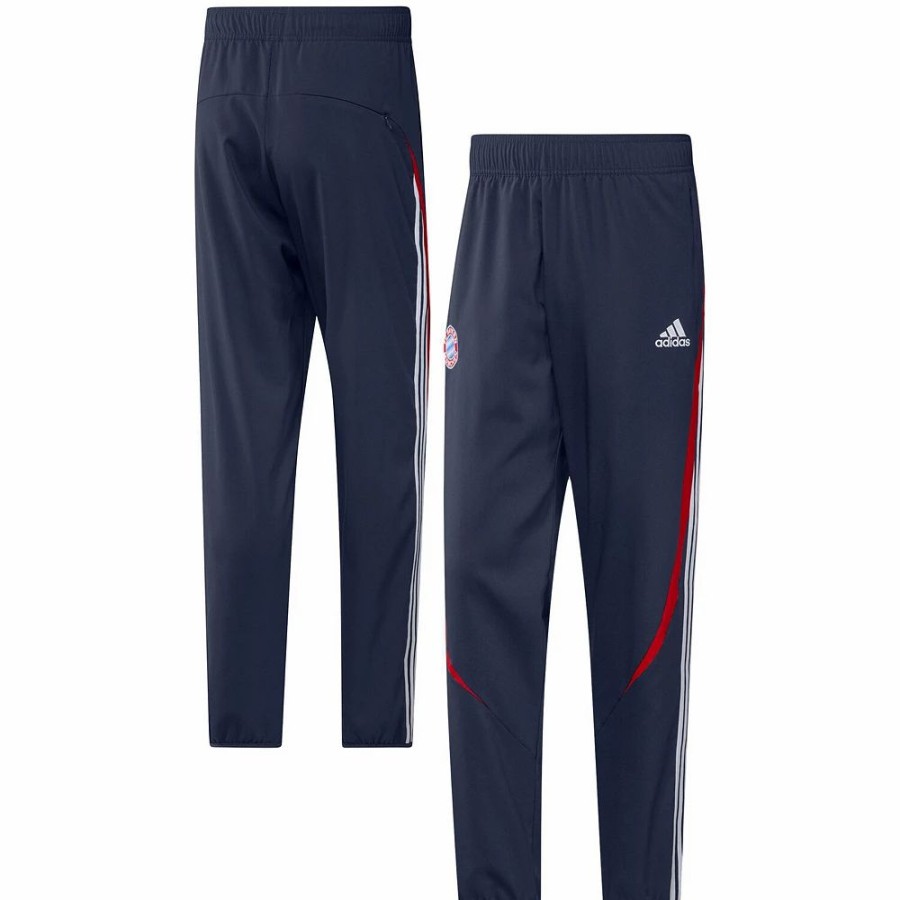 Online * Men'S Adidas Navy Bayern Munich Teamgeist Woven Pants