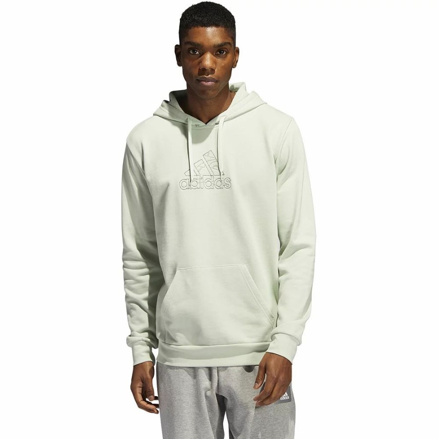 New * Men'S Adidas Embroidery Graphic Hoodie