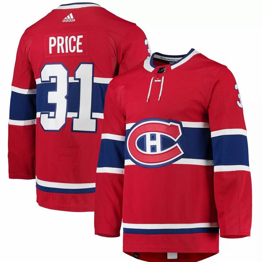 New * Men'S Adidas Carey Price Red Montreal Canadiens Home Primegreen Authentic Pro Player Jersey