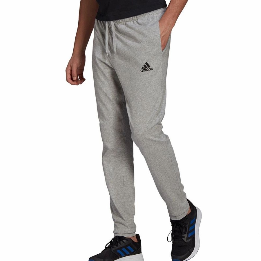 Hot * Men'S Adidas Single Jersey Tapered Pants