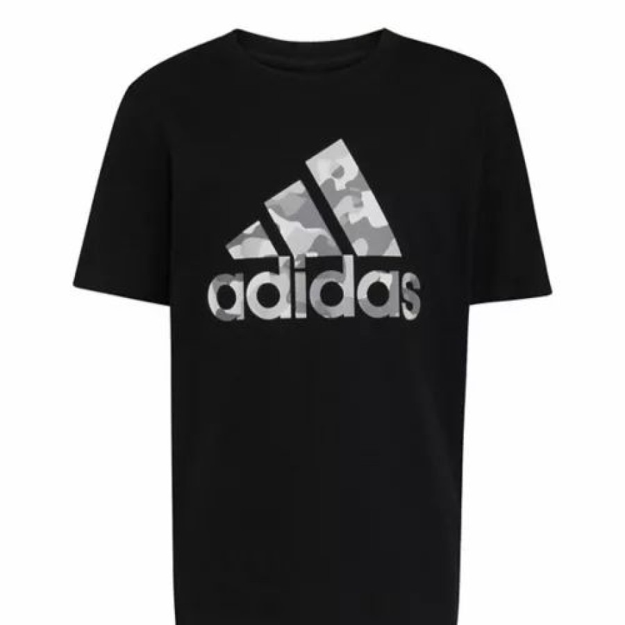 Best * Toddler Boys' Adidas Core Camo Badge Of Sport T-Shirt