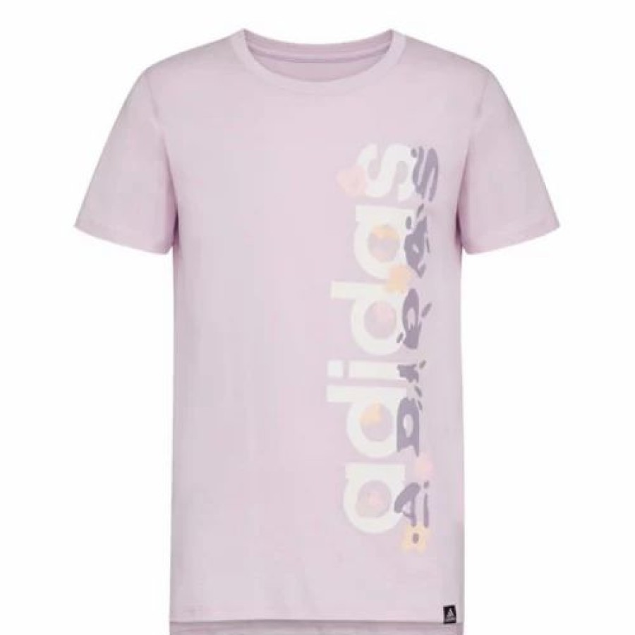 Clearance * Toddler Girls' Adidas Vented T-Shirt Purple Tint