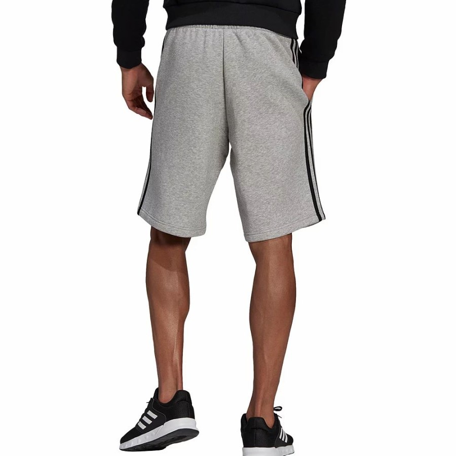 Hot * Big & Tall Adidas 3-Stripe Fleece Shorts