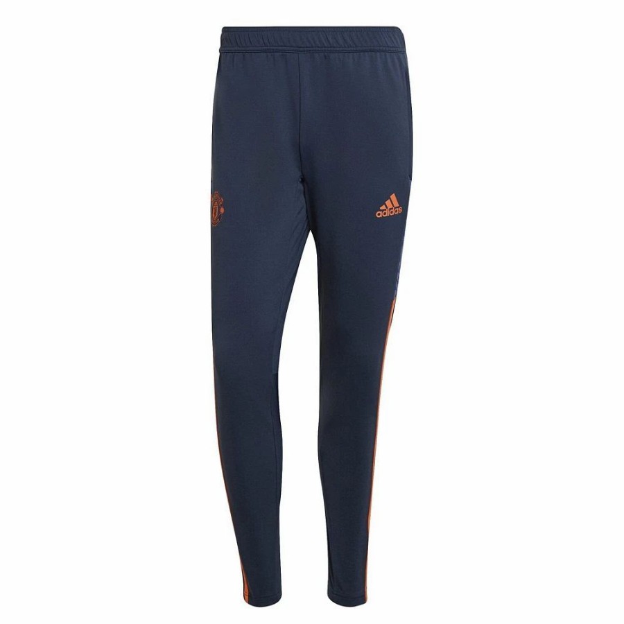 Wholesale * Men'S Adidas Navy Manchester United Club Crest Aeroready Training Pants