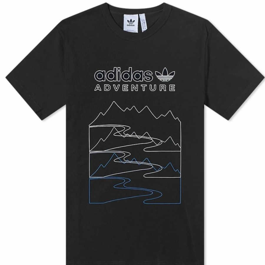 Clearance * Adidas Adventure Mountain Front Tee