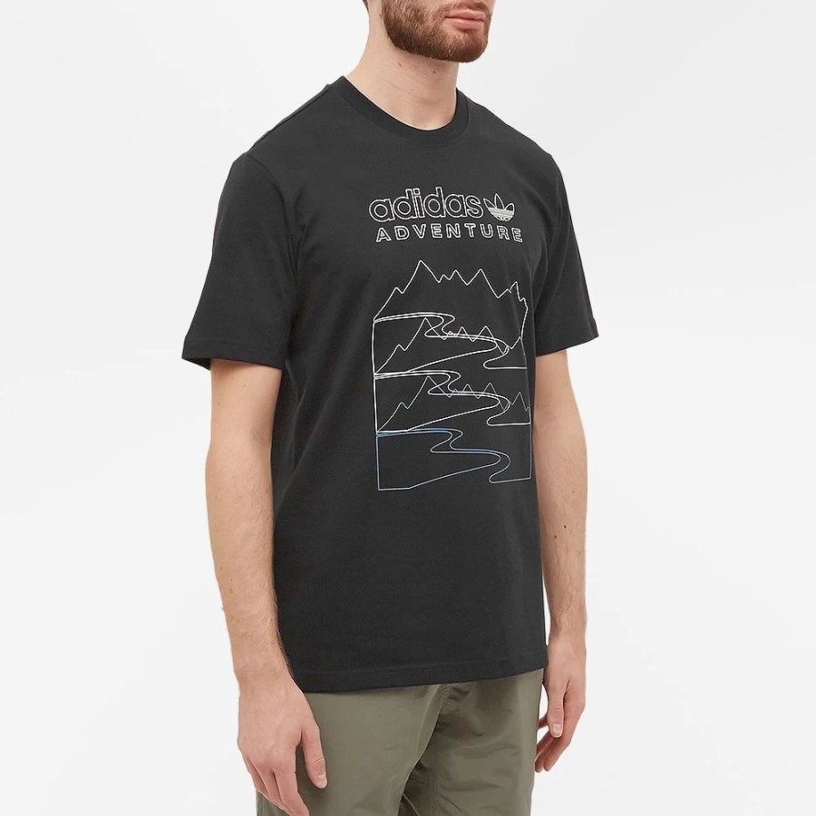 Clearance * Adidas Adventure Mountain Front Tee