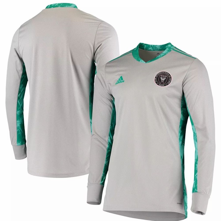 Online * Men'S Adidas Gray Inter Miami Cf 2020 Goalkeeper Long Sleeve Jersey