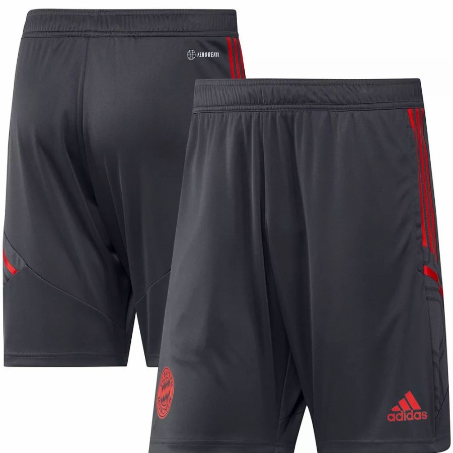 New * Men'S Adidas Gray Bayern Munich Training Aeroready Shorts