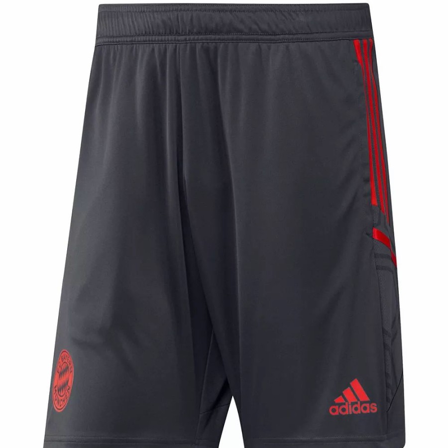 New * Men'S Adidas Gray Bayern Munich Training Aeroready Shorts