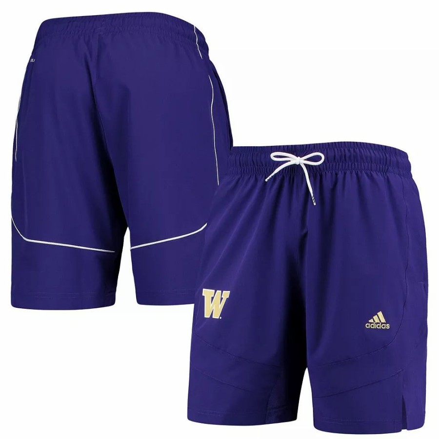 Hot * Men'S Adidas Purple Washington Huskies Swingman Basketball Aeroready Shorts