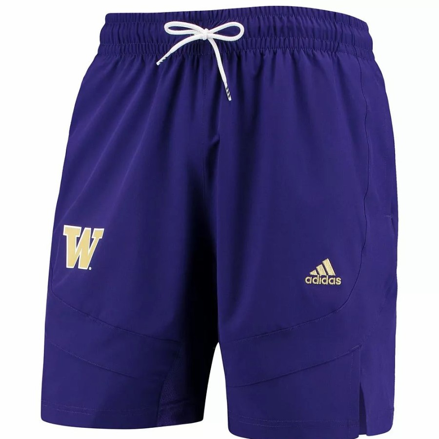 Hot * Men'S Adidas Purple Washington Huskies Swingman Basketball Aeroready Shorts