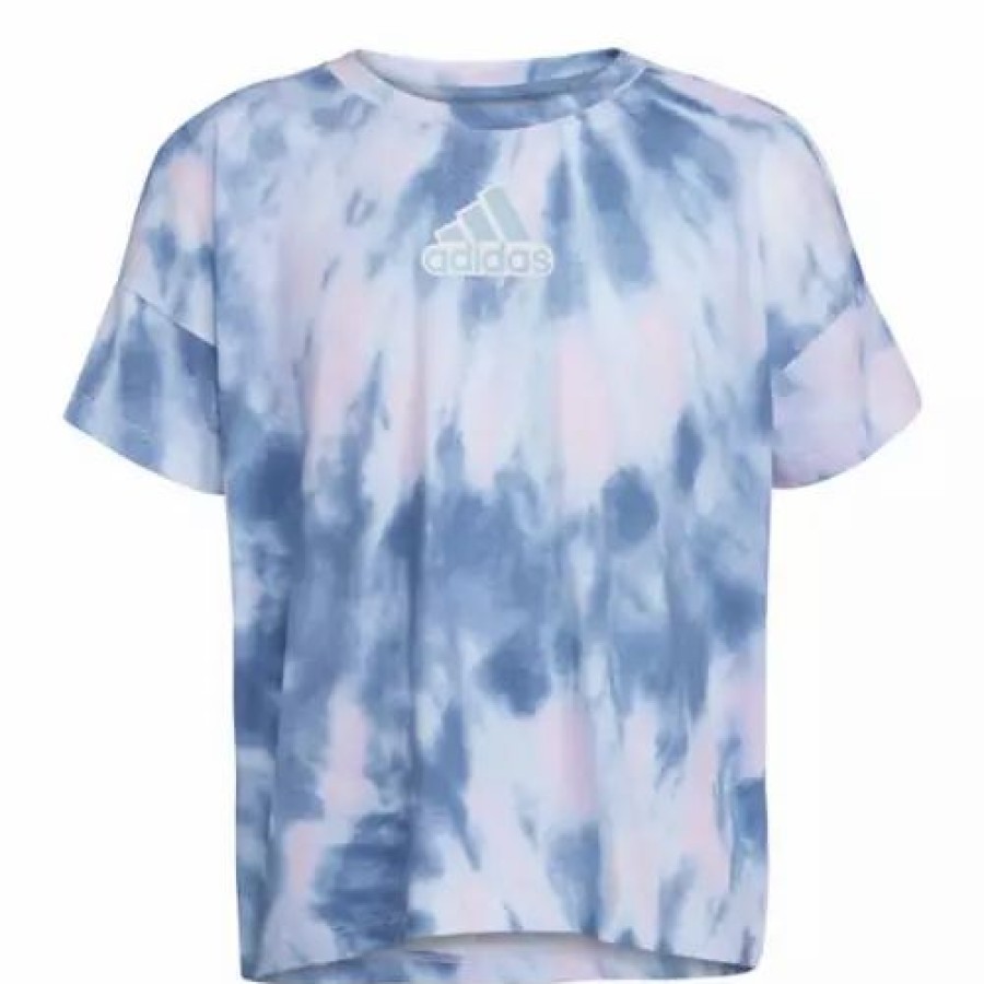 Online * Girls' Adidas All Over Print Oversized T-Shirt