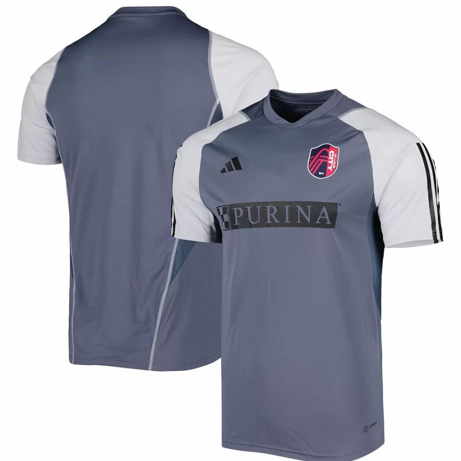 Online * Men'S Adidas Gray St. Louis City Sc 2023 On-Field Training Jersey