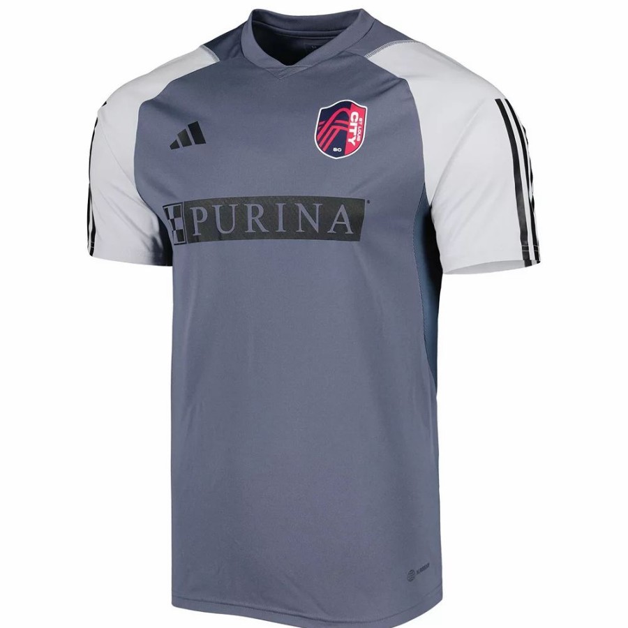 Online * Men'S Adidas Gray St. Louis City Sc 2023 On-Field Training Jersey