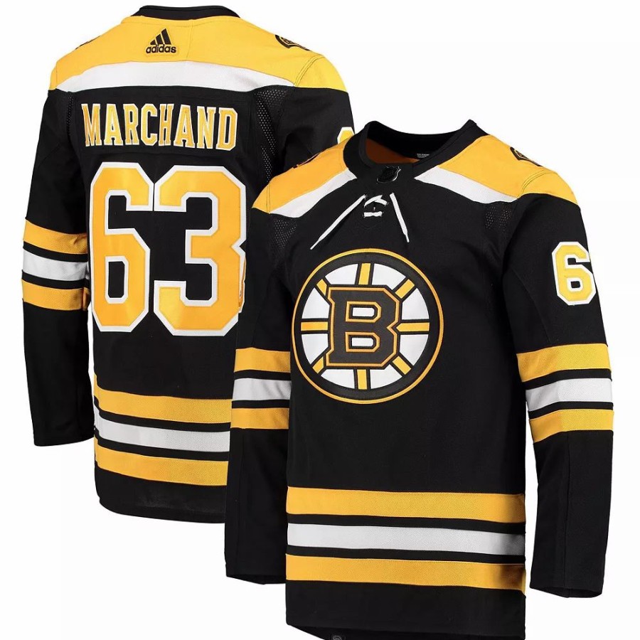 Clearance * Men'S Adidas Brad Marchand Black Boston Bruins Home Primegreen Authentic Pro Player Jersey