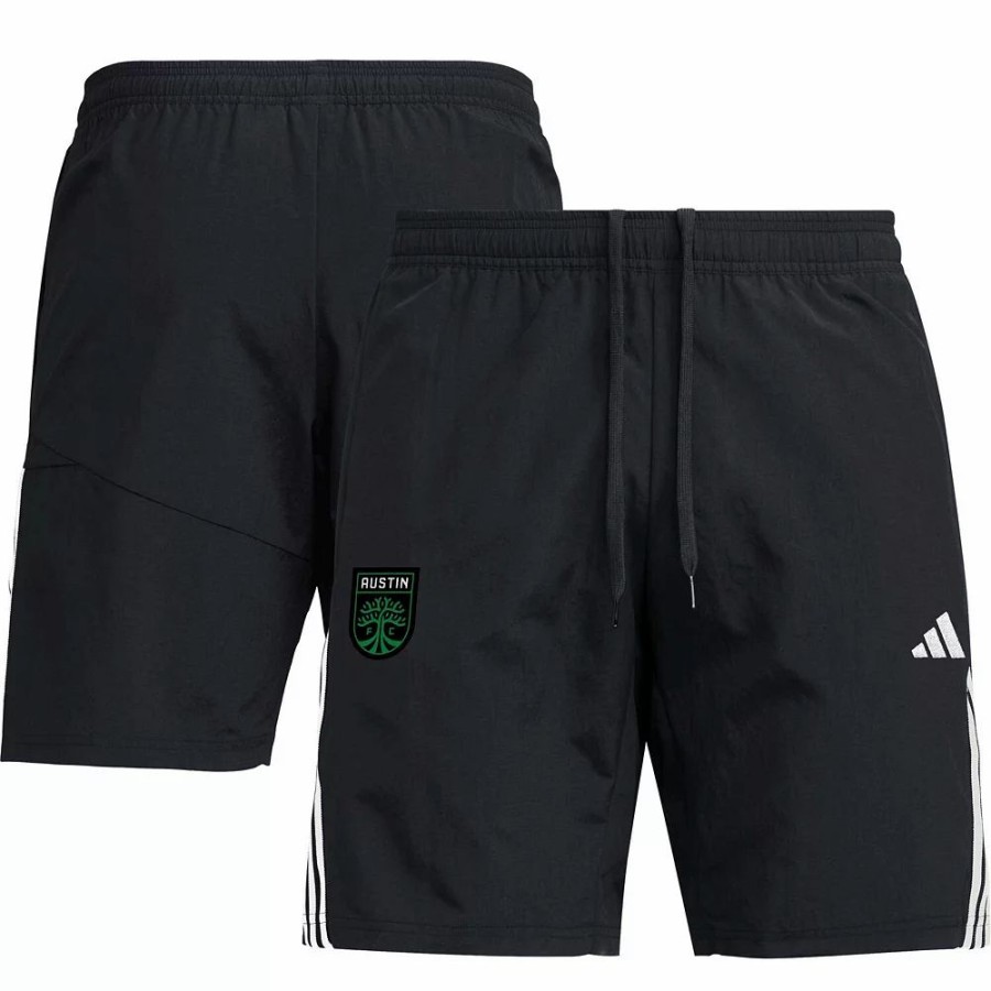 Online * Men'S Adidas Black Austin Fc Downtime Shorts