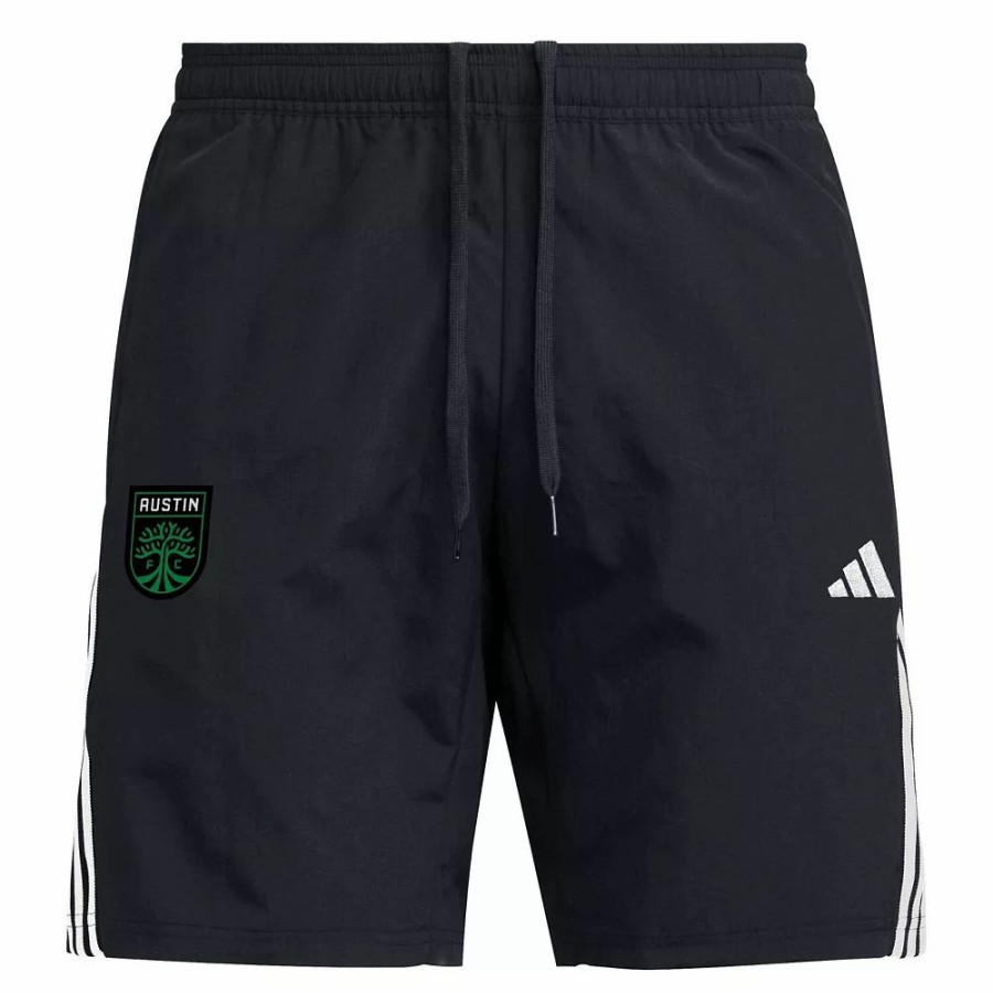 Online * Men'S Adidas Black Austin Fc Downtime Shorts