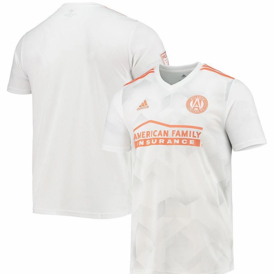 Wholesale * Men'S Adidas White Atlanta United Fc 2020/21 Replica Away Jersey