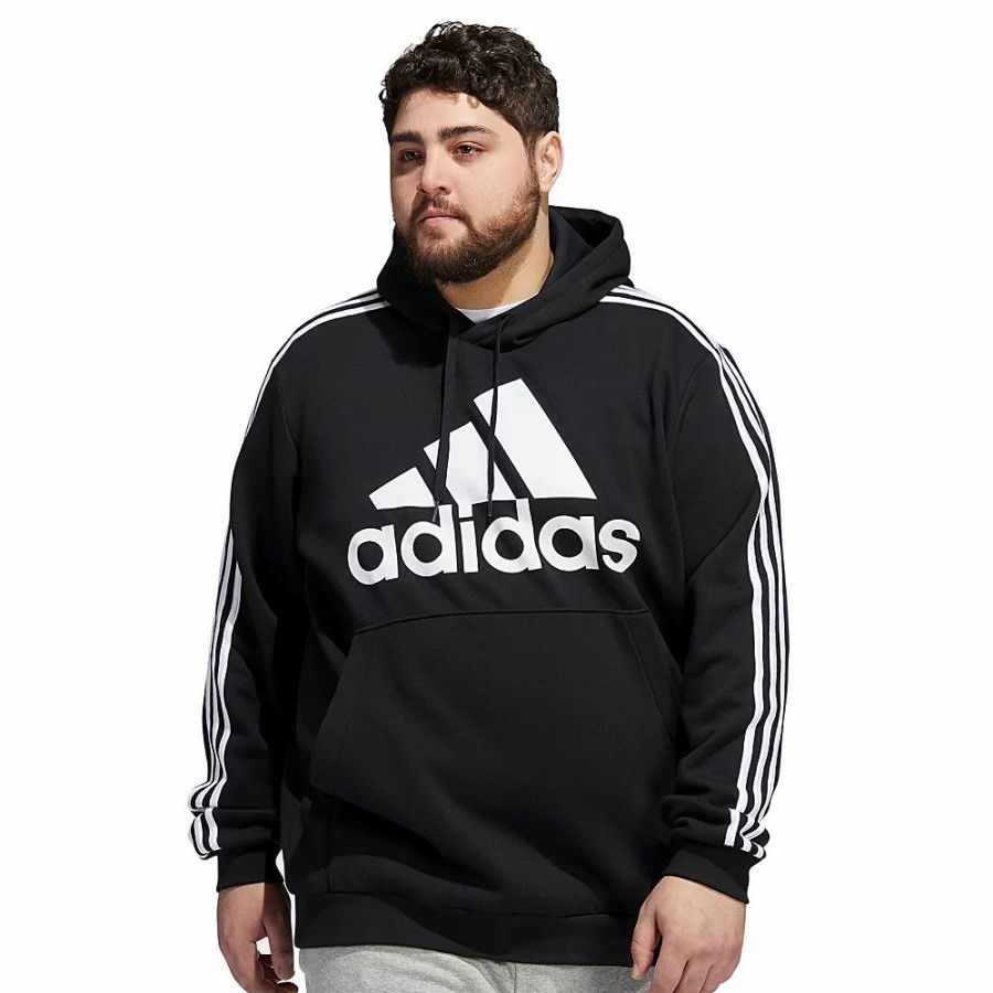 Hot * Big & Tall Adidas Essential 3-Stripes Badge Of Sport Hoodie