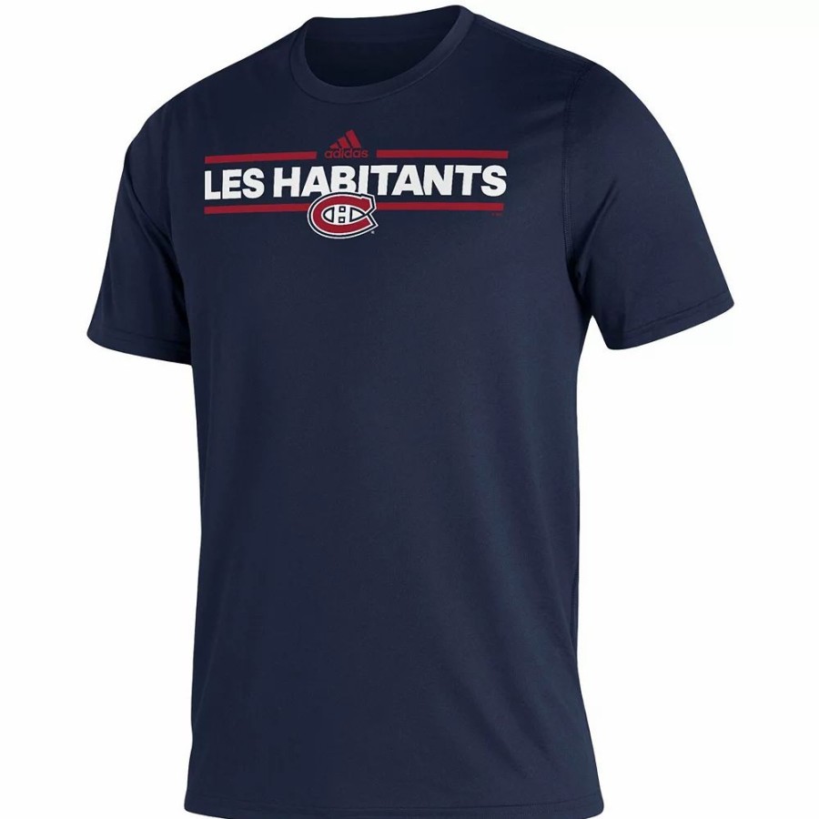 Online * Men'S Adidas Navy Montreal Canadiens Dassler Creator T-Shirt