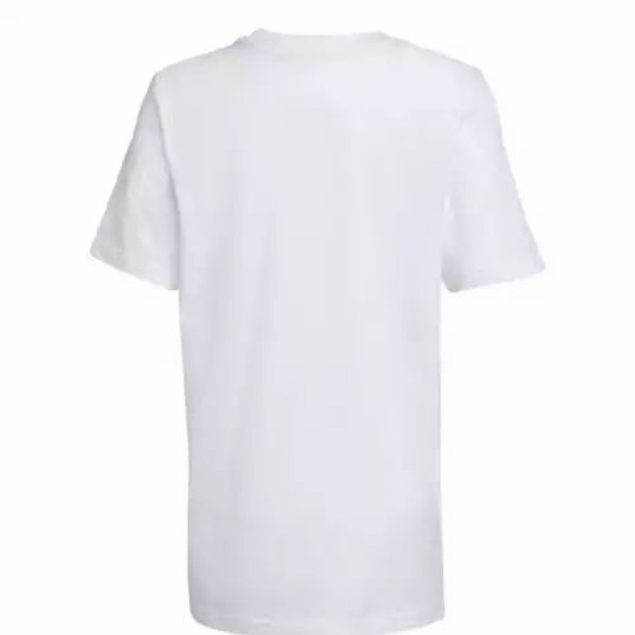 New * Boys' Adidas Digital Landscape Short Sleeve T-Shirt White