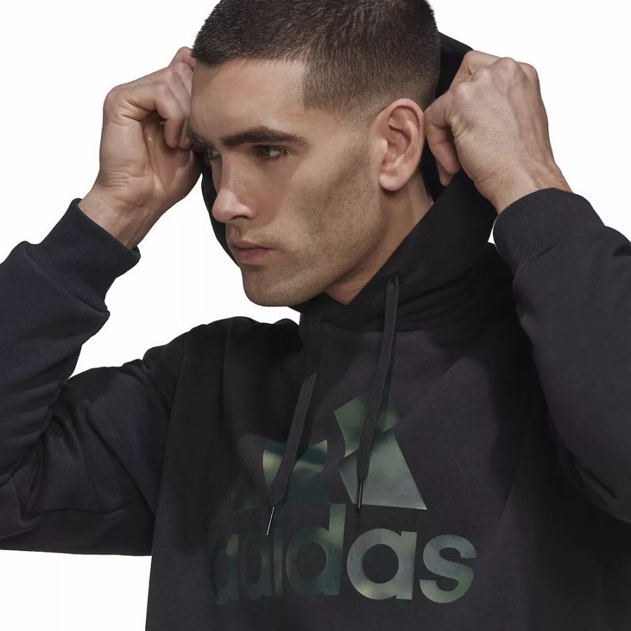 Online * Big & Tall Adidas Essentials Camo Print Fleece Hoodie