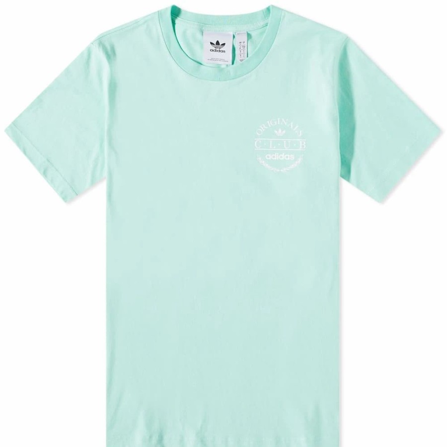 New * Adidas Adidas 'Sports Resort' Club Logo Tee