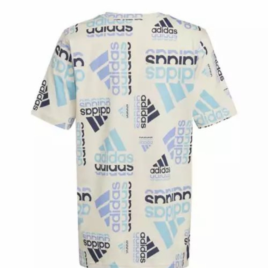 Wholesale * Boys' Adidas Brand Love Echo Short Sleeve T-Shirt Alum