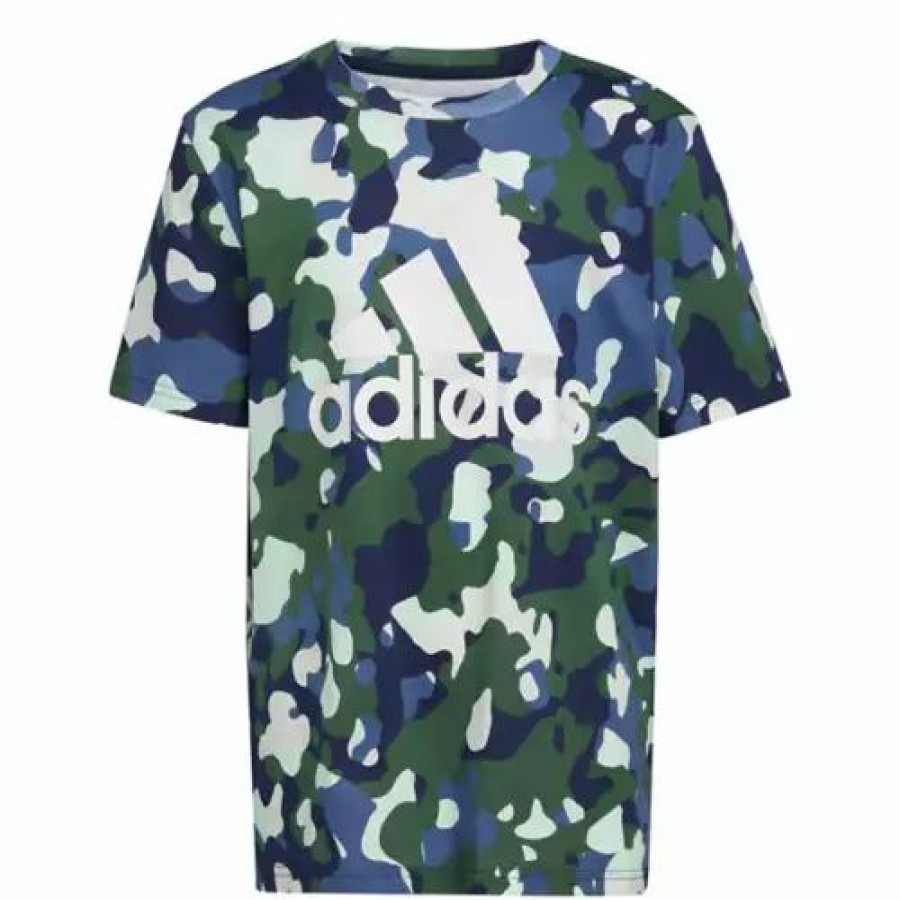 New * Boys' Adidas Core Camo T-Shirt