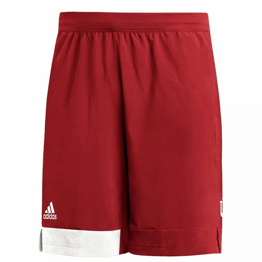 Clearance * Men'S Adidas Crimson Indiana Hoosiers Training Shorts