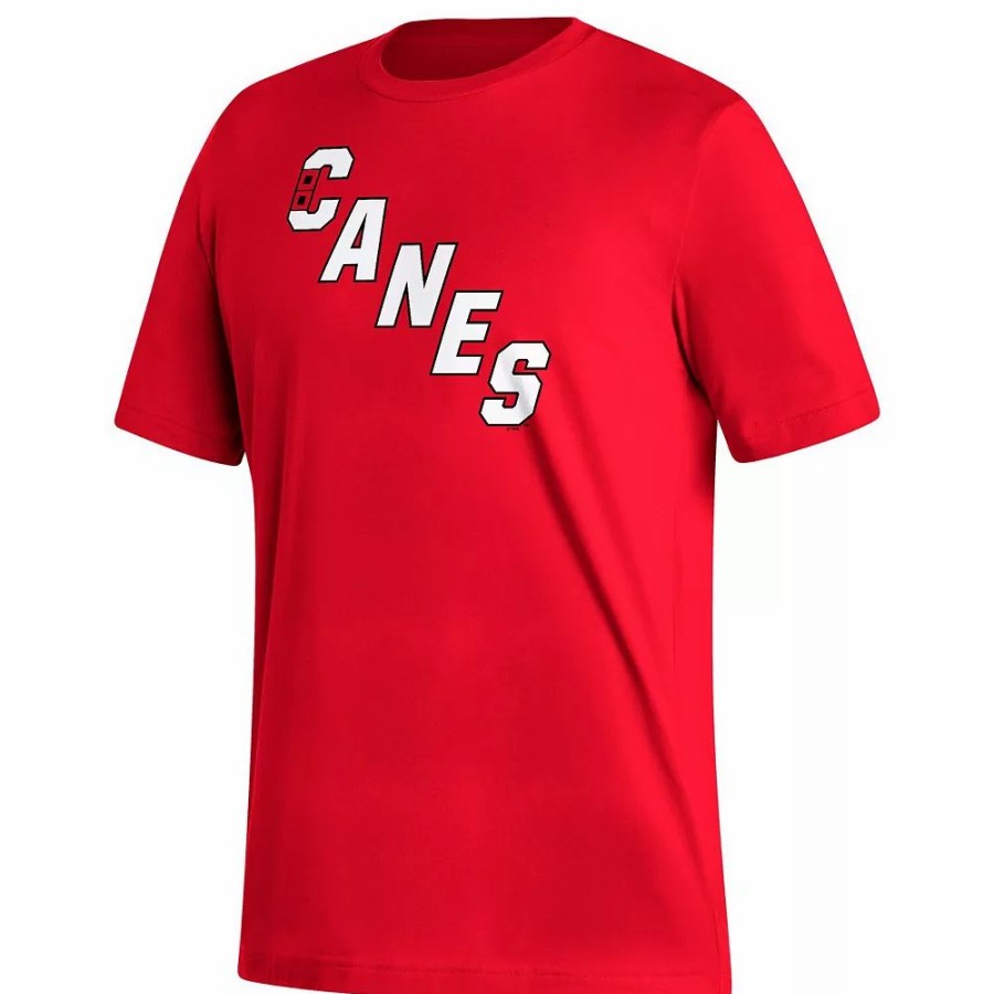 Wholesale * Men'S Adidas Andrei Svechnikov Red Carolina Hurricanes Reverse Retro 2.0 Name & Number T-Shirt