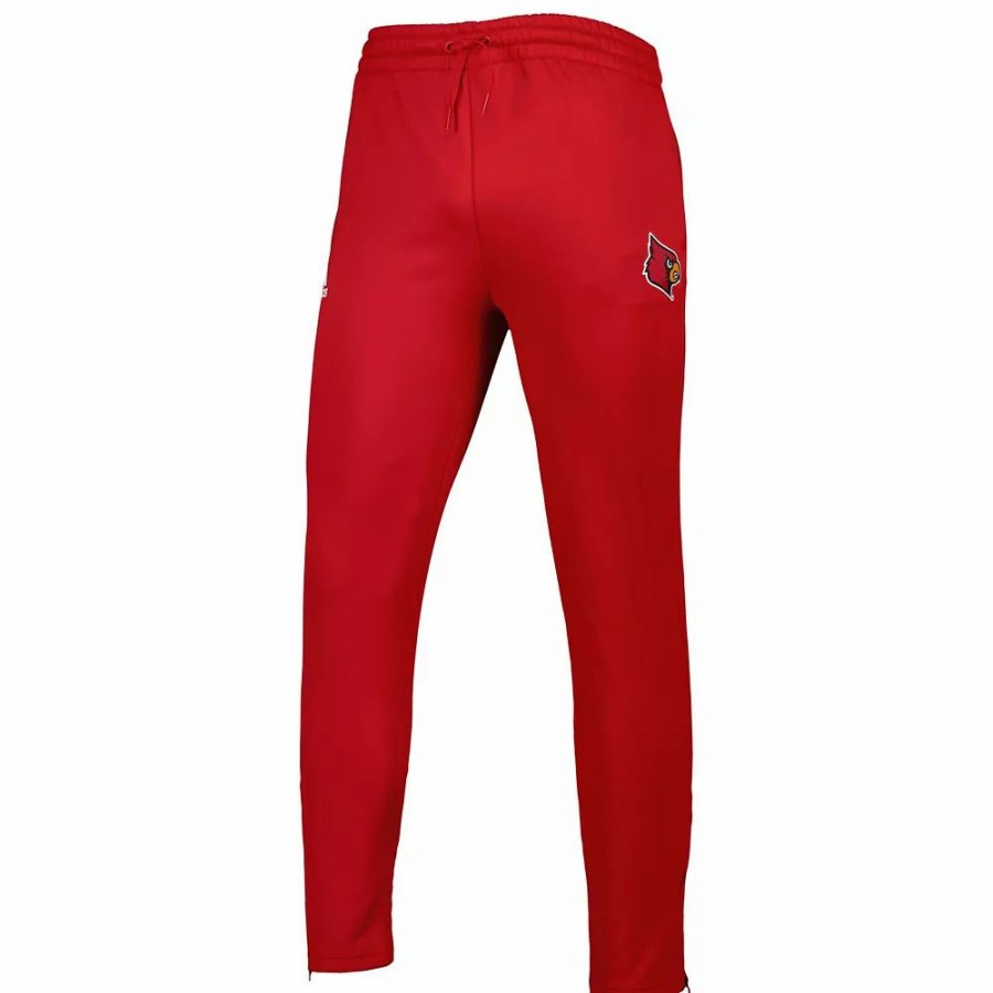 Clearance * Men'S Adidas Red Louisville Cardinals Aeroready Tapered Pants