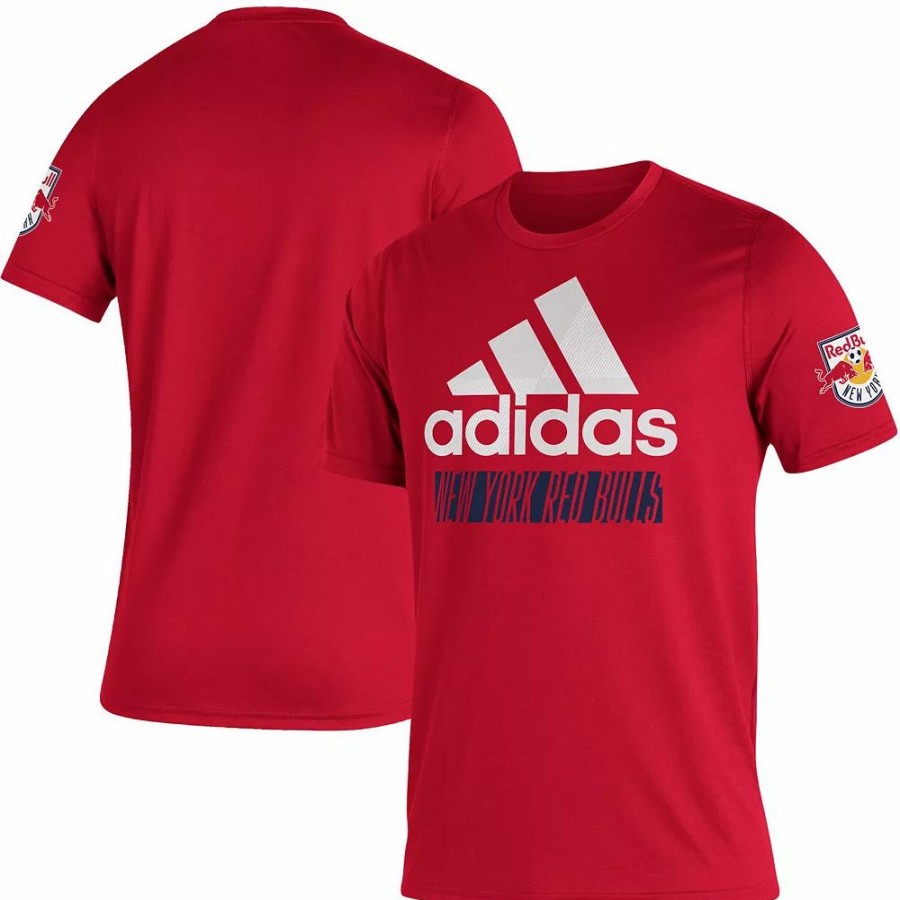 Best * Men'S Adidas Red New York Red Bulls Creator Vintage T-Shirt