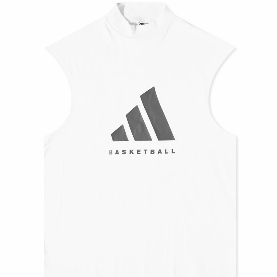 Hot * Adidas Basketball Sleeveless Logo Tee