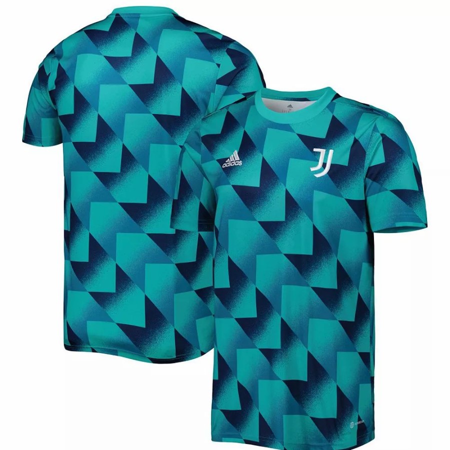 New * Men'S Adidas Blue Juventus 2022 Pre-Match Top