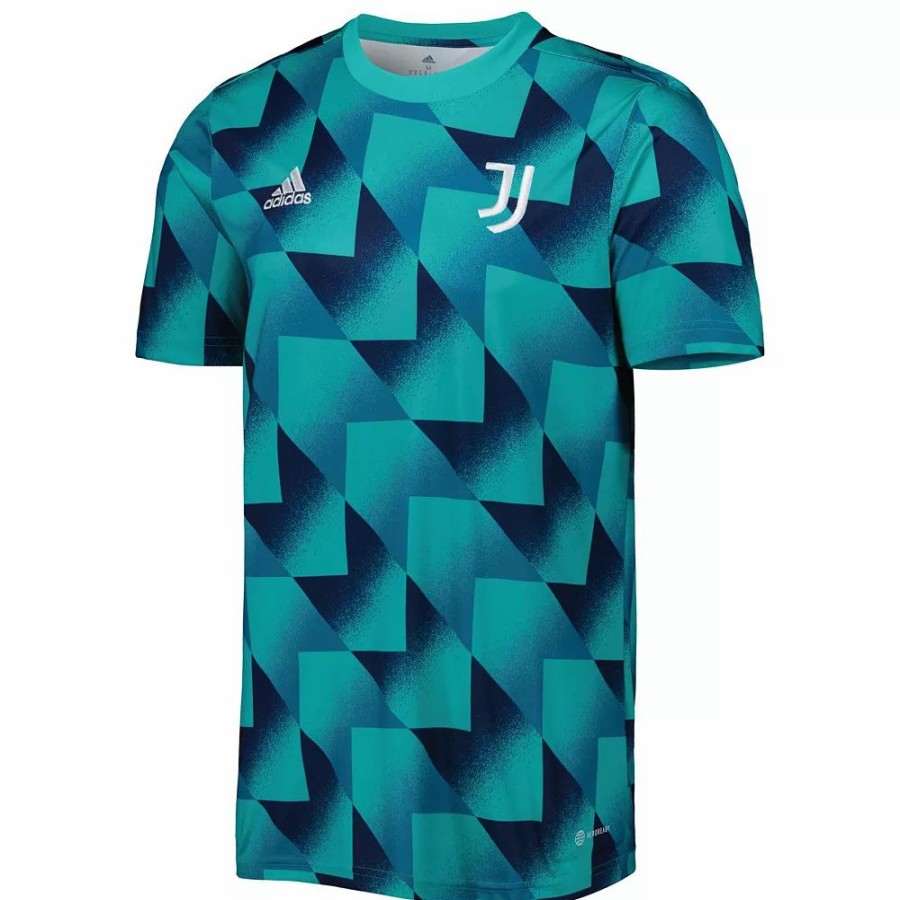 New * Men'S Adidas Blue Juventus 2022 Pre-Match Top