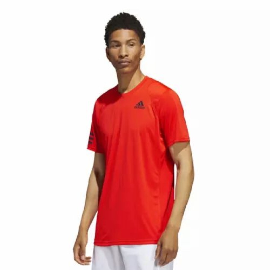 Best * Men'S Adidas Club Tennis 3-Stripes T-Shirt Bold Orange