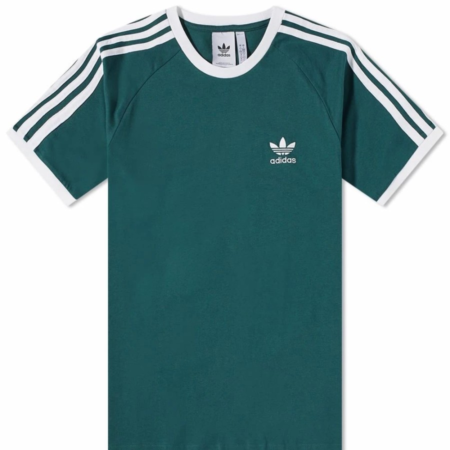 New * Adidas 3 Stripe Tee