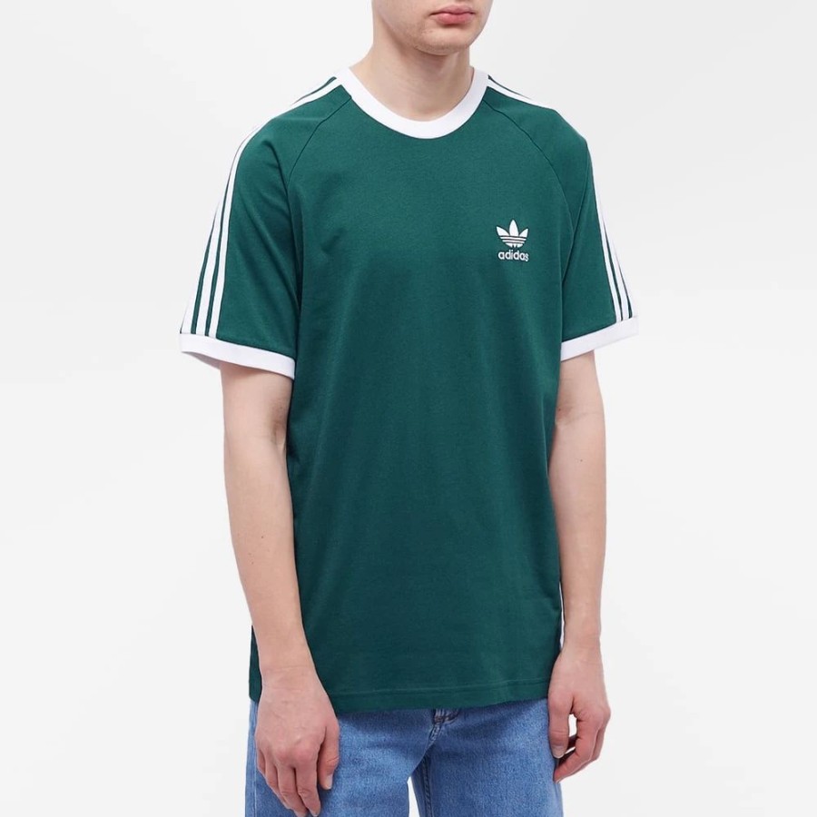 New * Adidas 3 Stripe Tee